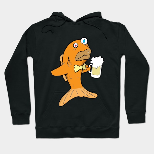 Gus Gus the Goldfish (Blank) Hoodie by tyrone_22